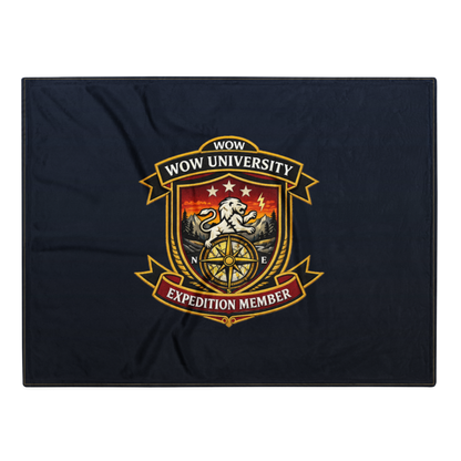 WOW University | WOWU ExpeditionMember badge | Throw Blanket