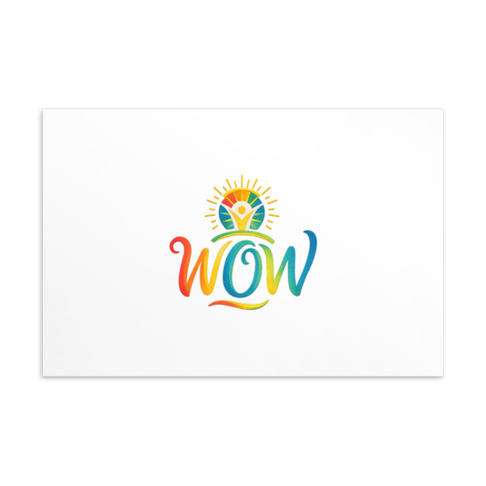 WOW Core logo Postcard