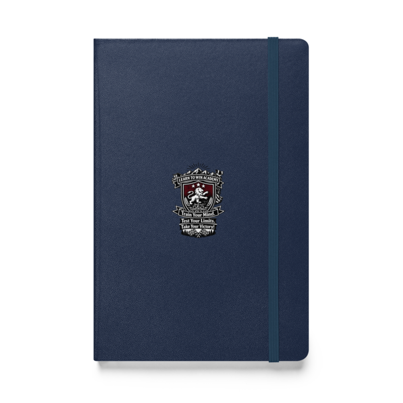 LTW TrainYourMind badge Hardcover Notebook