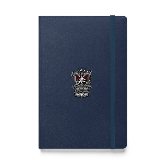 LTW TrainYourMind badge Hardcover Notebook