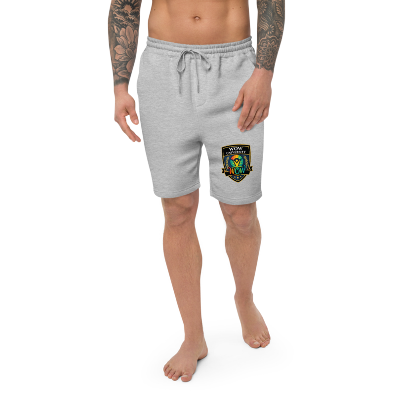 WOWU Core badge Fleece Shorts