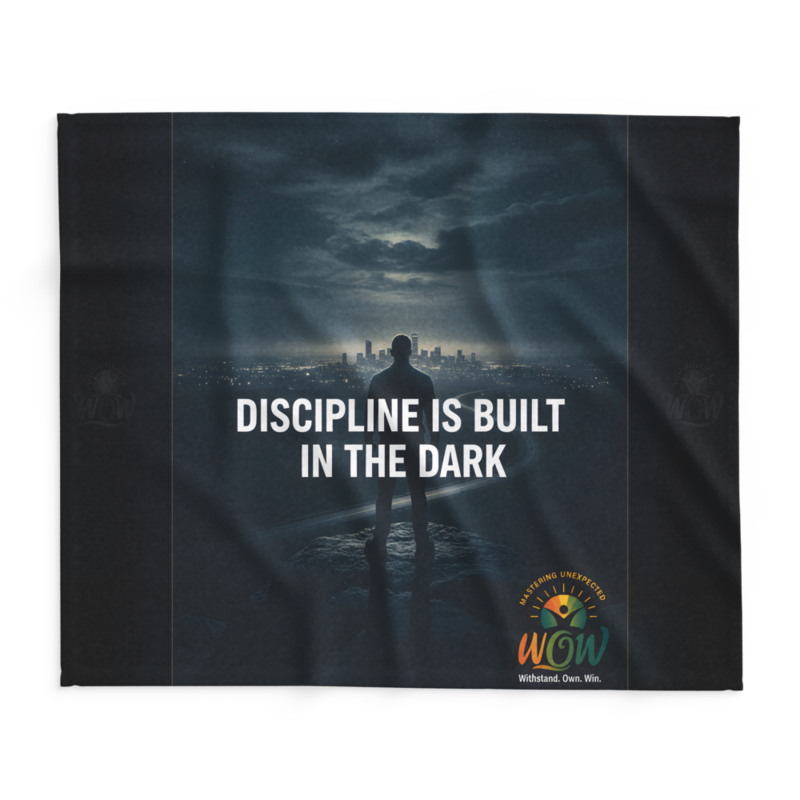 WOW | Discipline Is Built In The Dark | Lightweight Summer Blanket