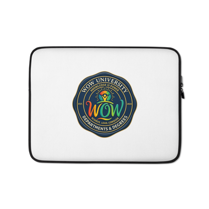 WOW University | WOWU DepartmentsDegrees medallion | Laptop Sleeve