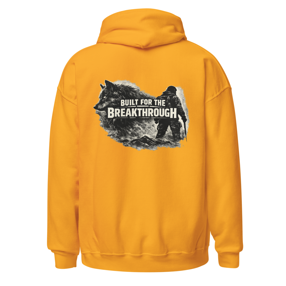 Stormwalker Outpost — Outpost Badge Hoodie — Back (Gold)