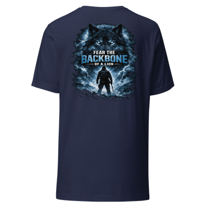 Stormwalker Outpost — Compass Badge Tee — Back (Navy)