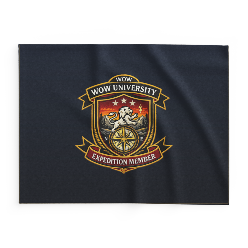 WOW University | WOWU ExpeditionMember badge | Lightweight Summer Blanket