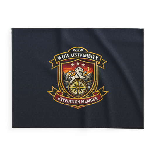 WOW University | WOWU ExpeditionMember badge | Lightweight Summer Blanket