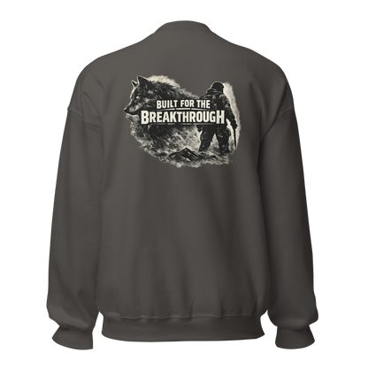 Stormwalker Outpost — Outpost Badge Crewneck — Back (Charcoal)