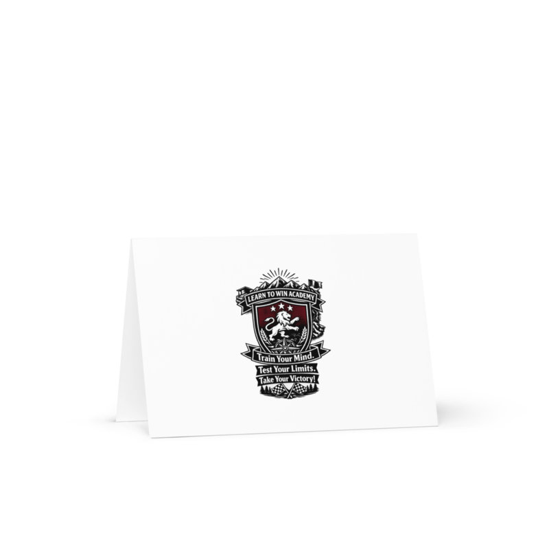 LTW TrainYourMind badge Greeting Card