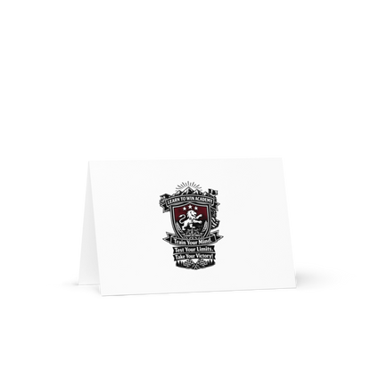 Learn To Win Academy | LTW TrainYourMind badge | Greeting Card