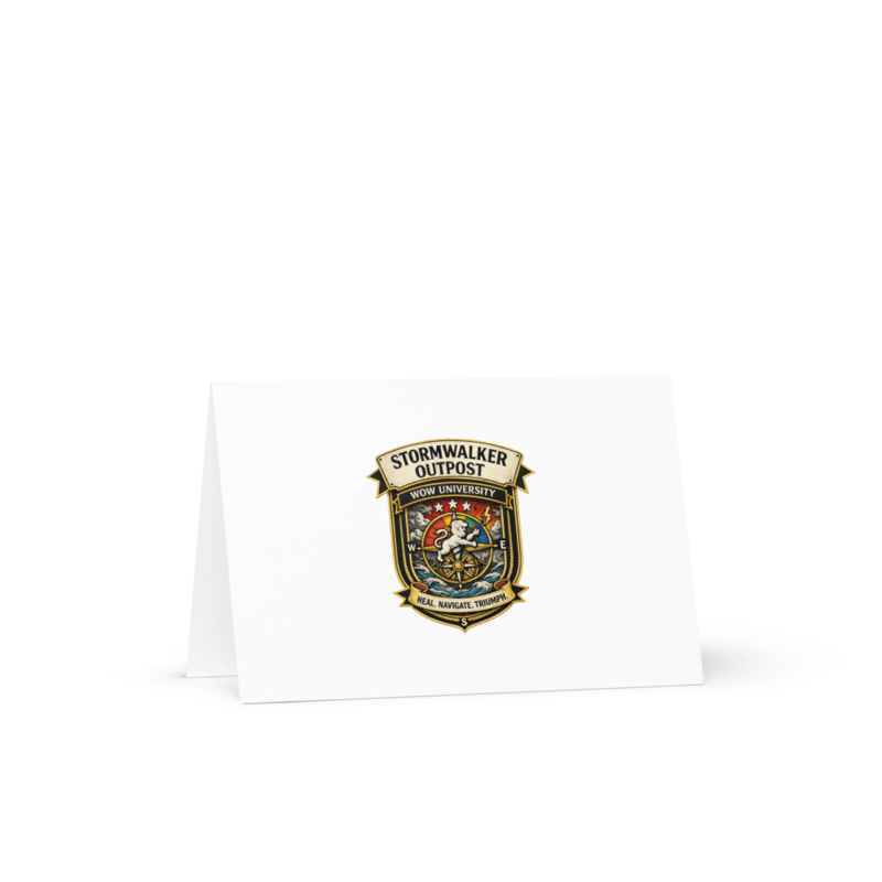 Stormwalker Outpost badge Greeting Card