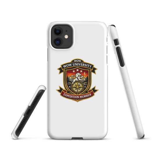 WOW University | WOWU ExpeditionMember badge | iPhone Snap Case