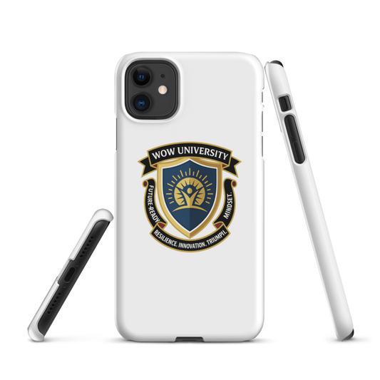 WOW University | WOWU FutureReadyMindset badge | iPhone Snap Case