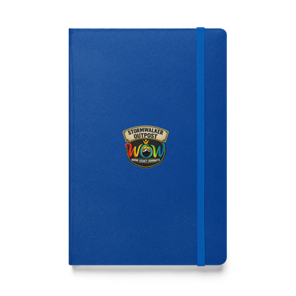 Stormwalker Outpost WOW logo Hardcover Notebook