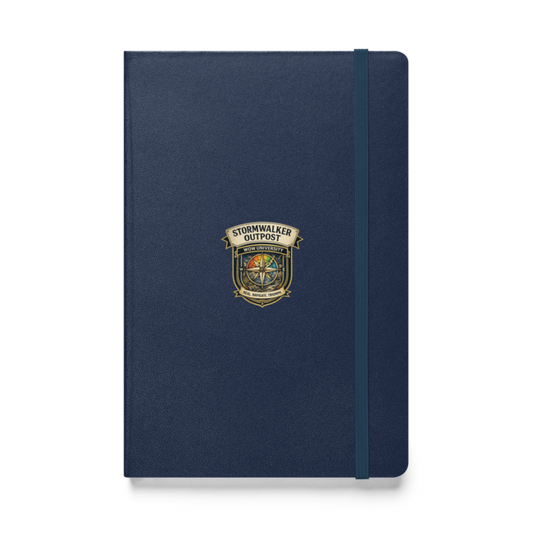 Stormwalker Outpost WOWU compass badge Hardcover Notebook