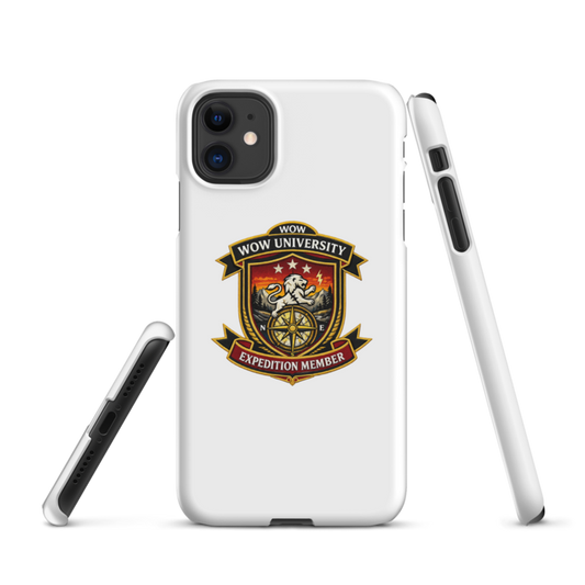 WOW University | WOWU ExpeditionMember badge | iPhone Snap Case