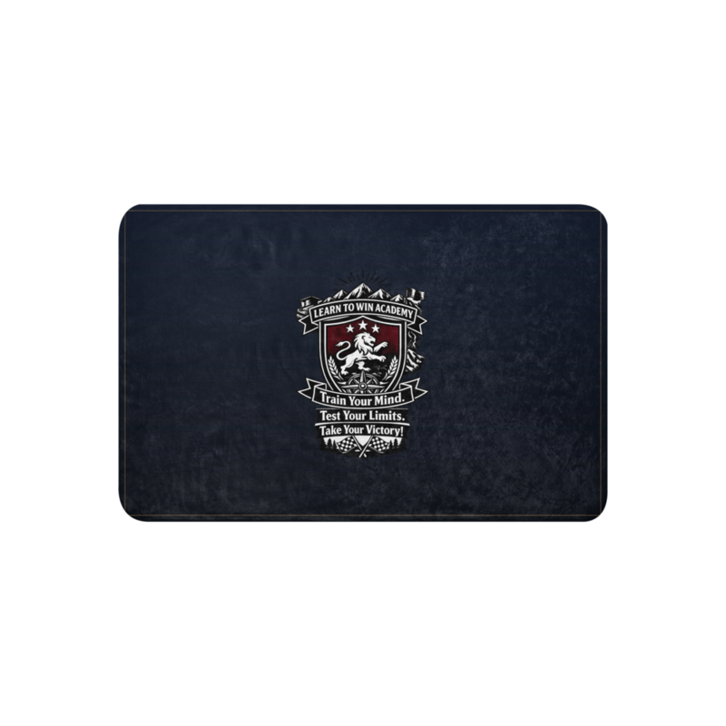 Learn To Win Academy | LTW TrainYourMind badge | Sublimated Sherpa Blanket