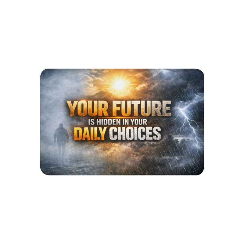 WOW | Your Future Is Hidden In Your Daily Choices | Sublimated Sherpa Blanket