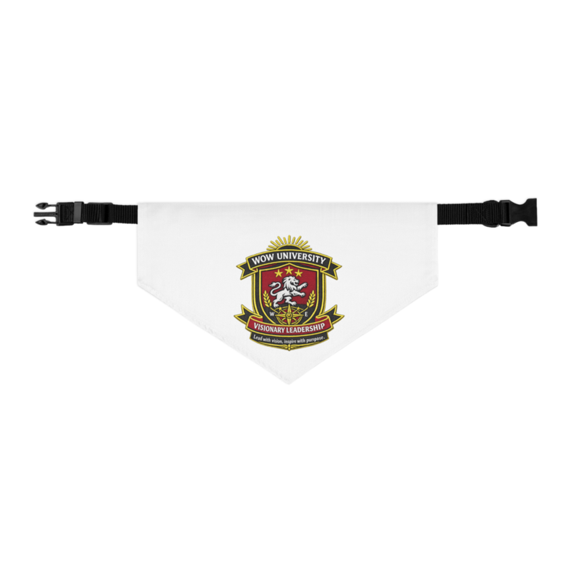 WOWU VisionaryLeadership badge Pet Bandana