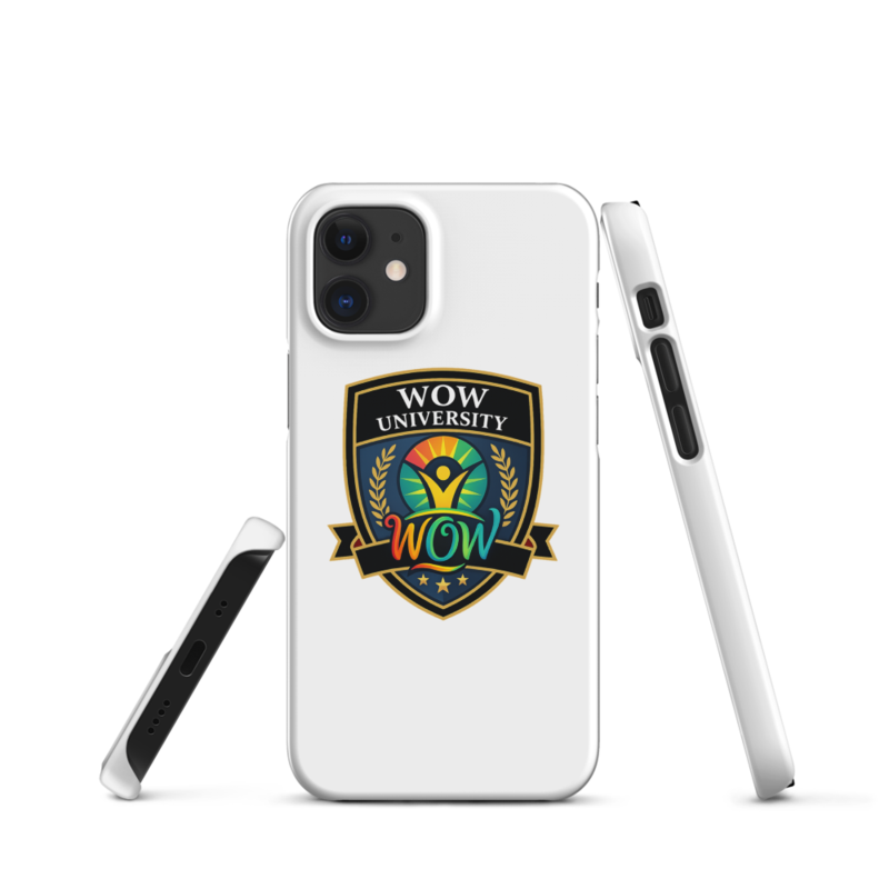 WOW University | WOWU Core badge | iPhone Snap Case