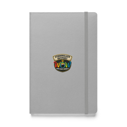 Stormwalker Outpost WOW logo Hardcover Notebook