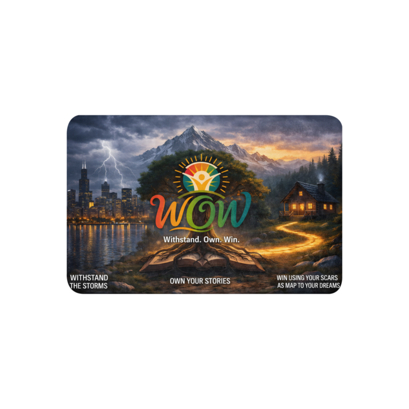 WOW | Withstand Own Win | Sublimated Sherpa Blanket