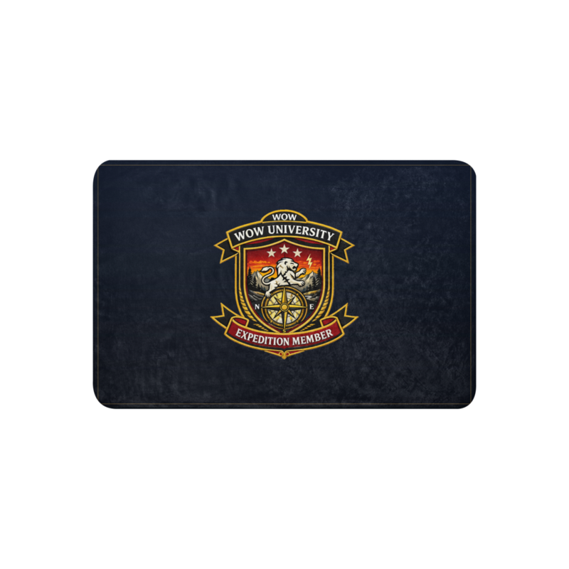 WOW University | WOWU ExpeditionMember badge | Sublimated Sherpa Blanket