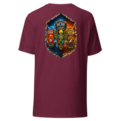 WOW University — Future-Ready Mindset Tee — Back (Maroon)