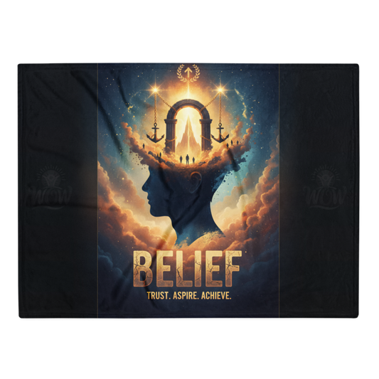 WOW | Belief | Throw Blanket