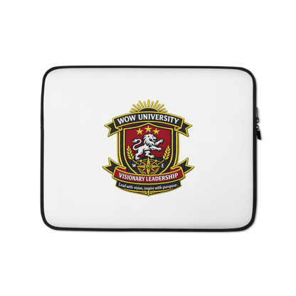 WOW University | WOWU VisionaryLeadership badge | Laptop Sleeve