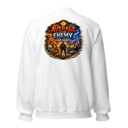 WOW University — Core Crewneck — Back (White)