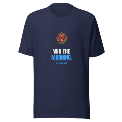 Win The Morning — Learn To Win Tee