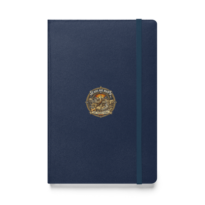 Stormwalker ScarsAreMaps medallion Hardcover Notebook