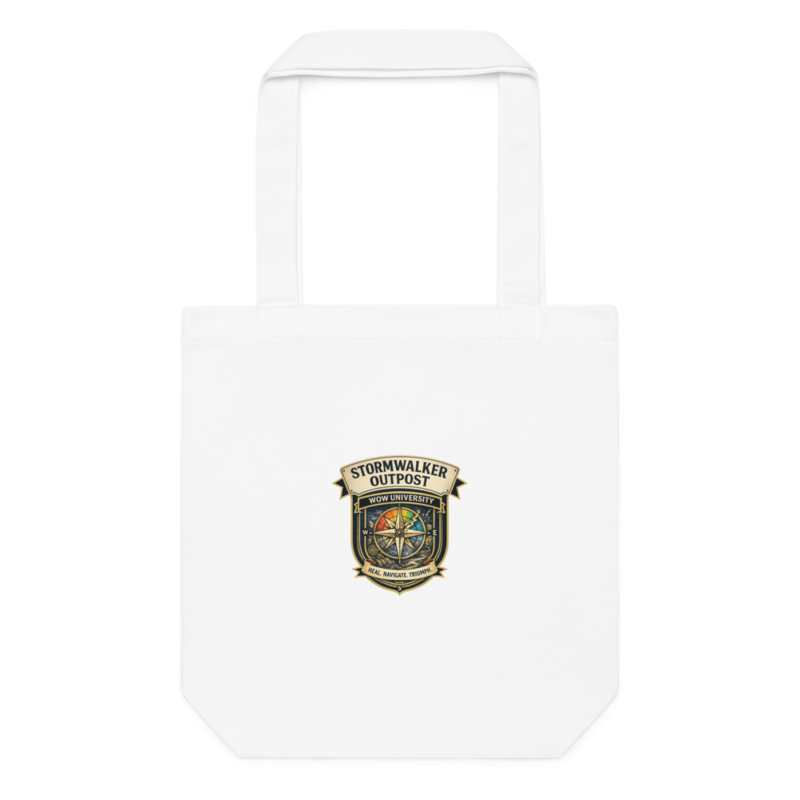 Stormwalker Outpost WOWU compass badge Cotton Tote Bag