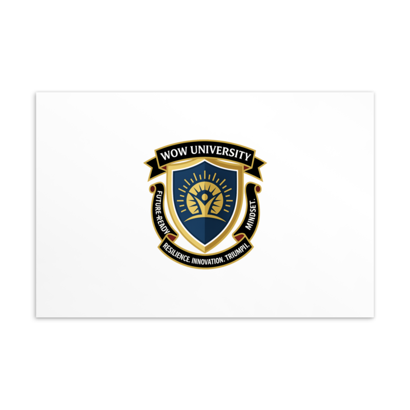 WOWU FutureReadyMindset badge Postcard