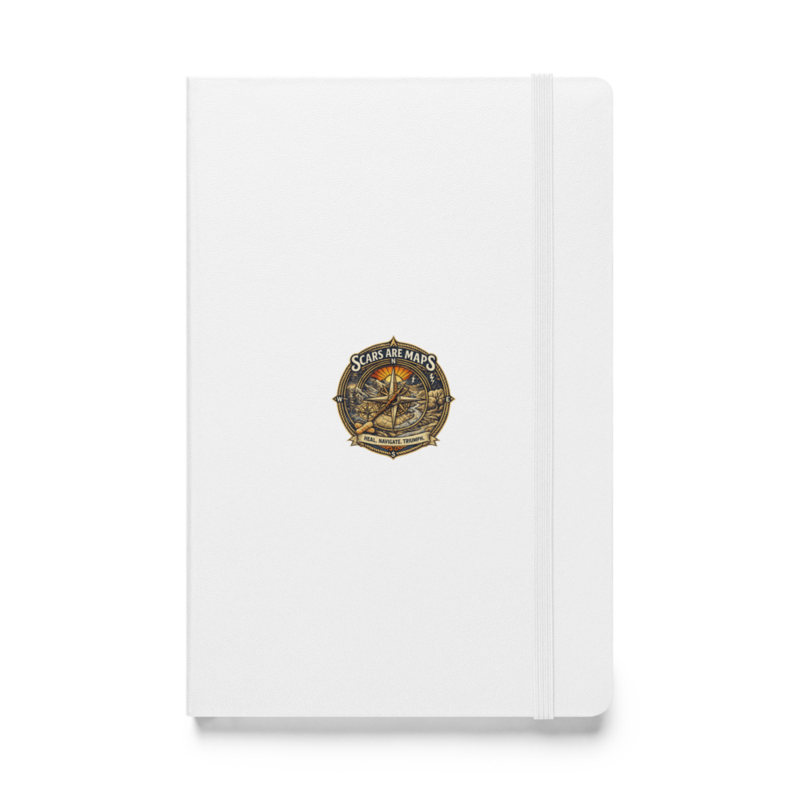 Stormwalker ScarsAreMaps medallion Hardcover Notebook