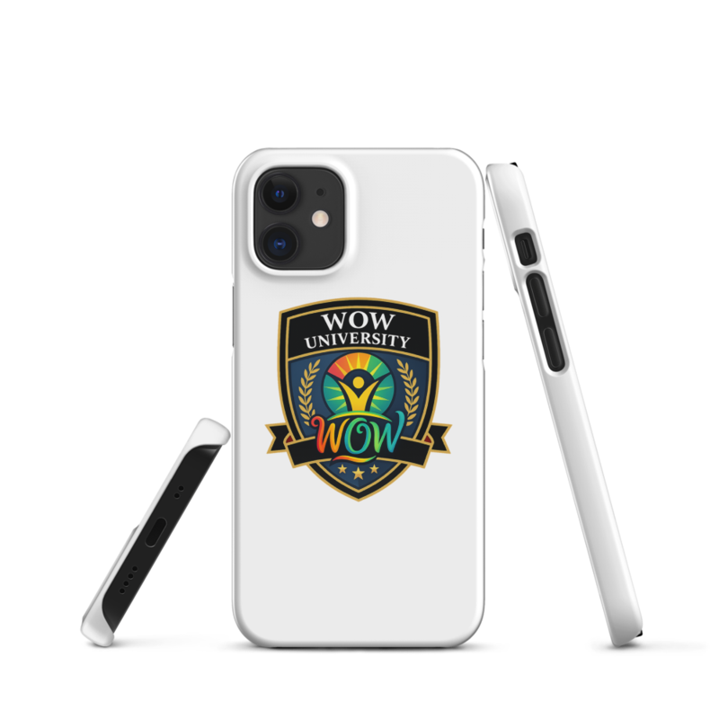 WOW University | WOWU Core badge | iPhone Snap Case