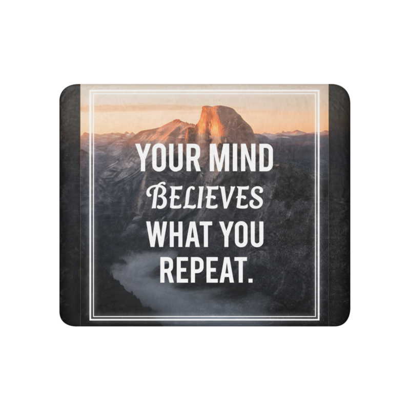 WOW | Your Mind Believes What You Repeat | Sublimated Sherpa Blanket