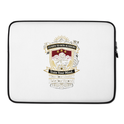 Learn To Win Academy | LTW Shield logo | Laptop Sleeve