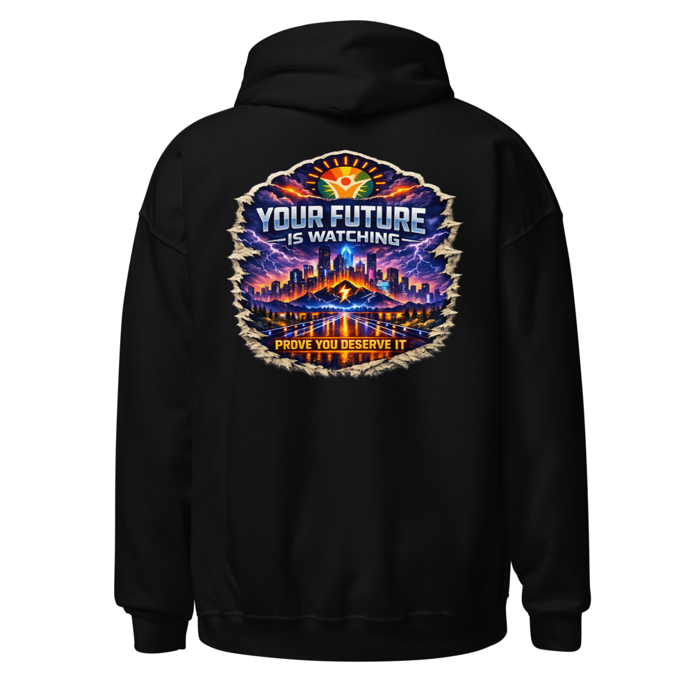 WOW University — Expedition Member Hoodie — Back (Black)