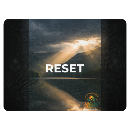 WOW | Reset | Sublimated Sherpa Blanket