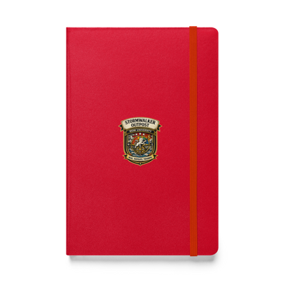 Stormwalker Outpost badge Hardcover Notebook