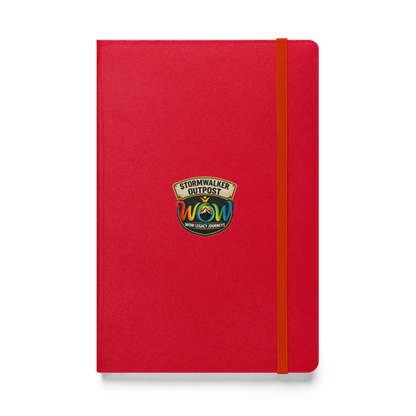 Stormwalker Outpost WOW logo Hardcover Notebook