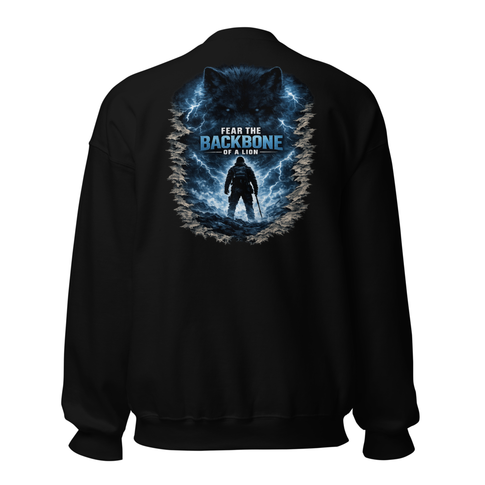 Stormwalker Outpost — WOW Logo Crewneck — Back (Black)