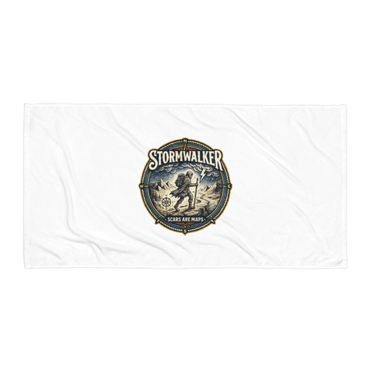 Stormwalker Outpost | Stormwalker Scars medallion | Beach Towel