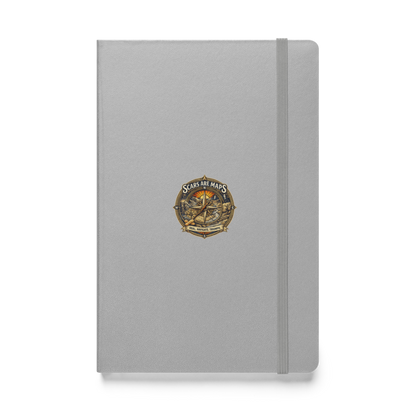 Stormwalker ScarsAreMaps medallion Hardcover Notebook