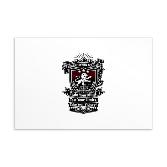 LTW TrainYourMind badge Postcard