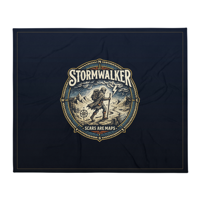 Stormwalker Outpost | Stormwalker Scars medallion | Throw Blanket