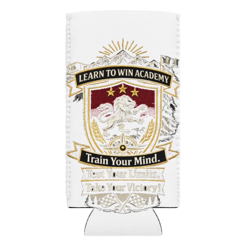 Learn To Win Academy | LTW Shield logo | Can Cooler