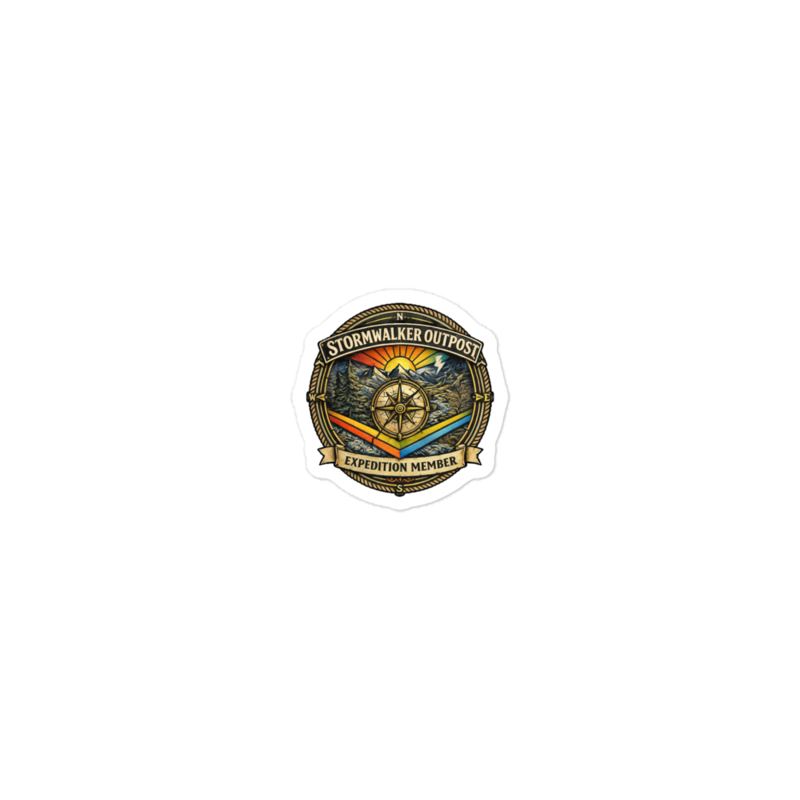 Stormwalker Outpost medallion Kiss-Cut Stickers